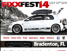 Tablet Screenshot of fixxfest.com